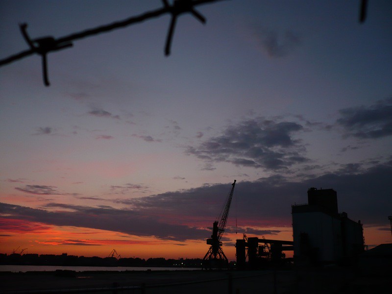 Sunset in Riga