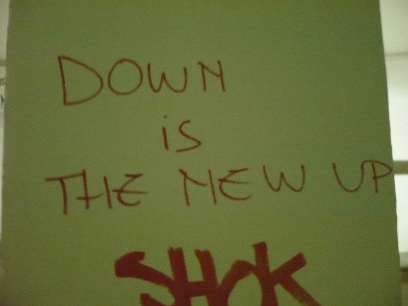 Down is the new up
