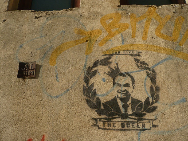 Stencil political one