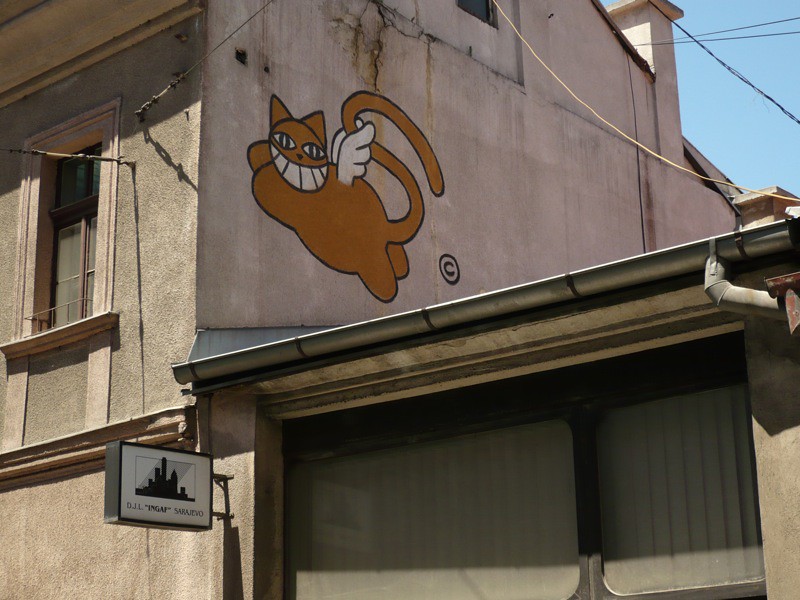French Le Chat was in Sarajevo