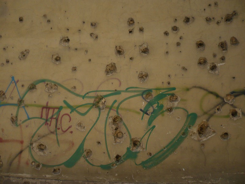 A nice wall in Sarajevo