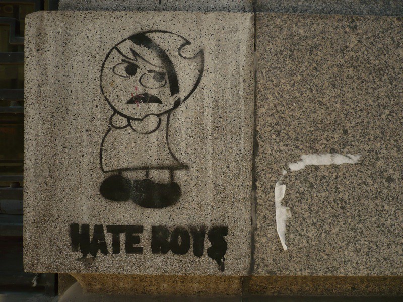 hate boys stencil