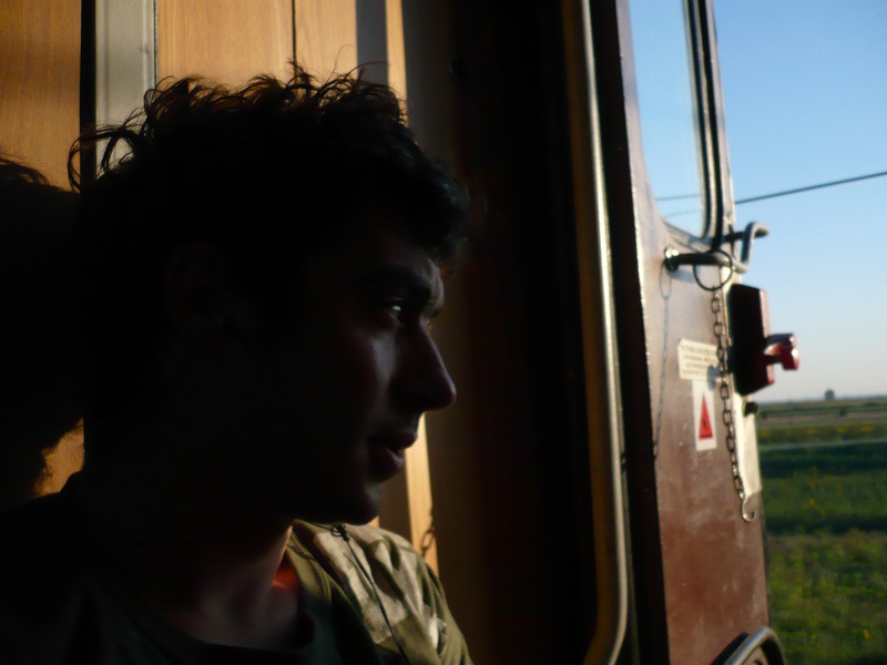 Me thinking between Belgrade & Bucharest