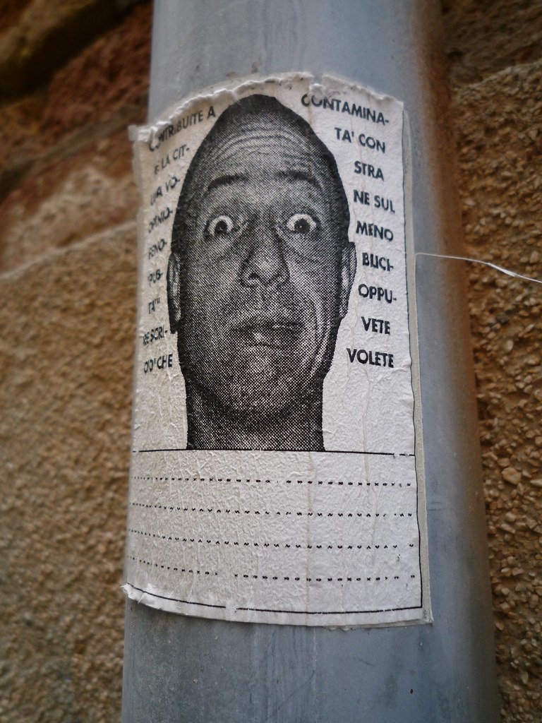 Seen in Roma in 2004 still in Venise in 2009