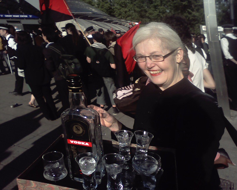 Wierd Vodka Woman in London