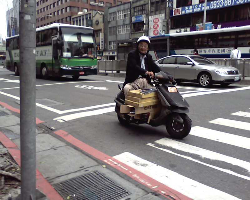 Scooter in Taïpeï