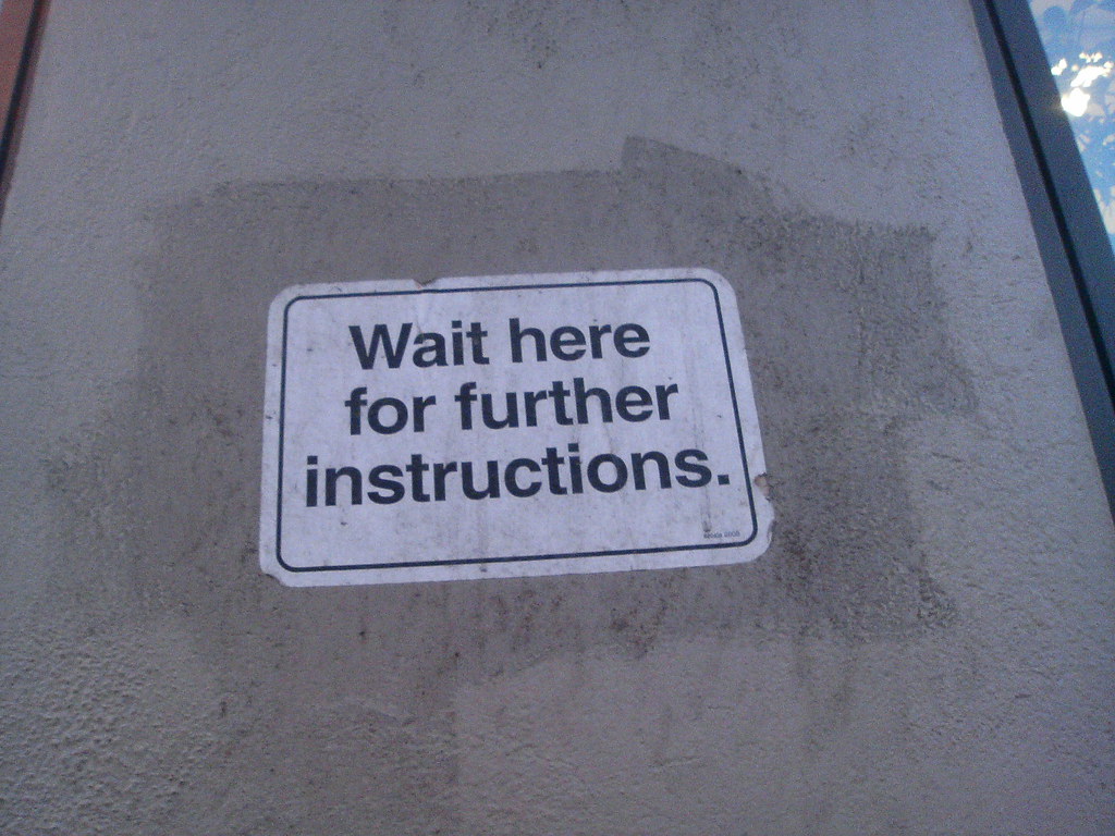 wait here for further informations