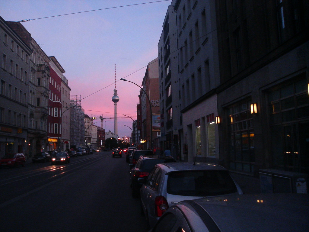 berlin sunset