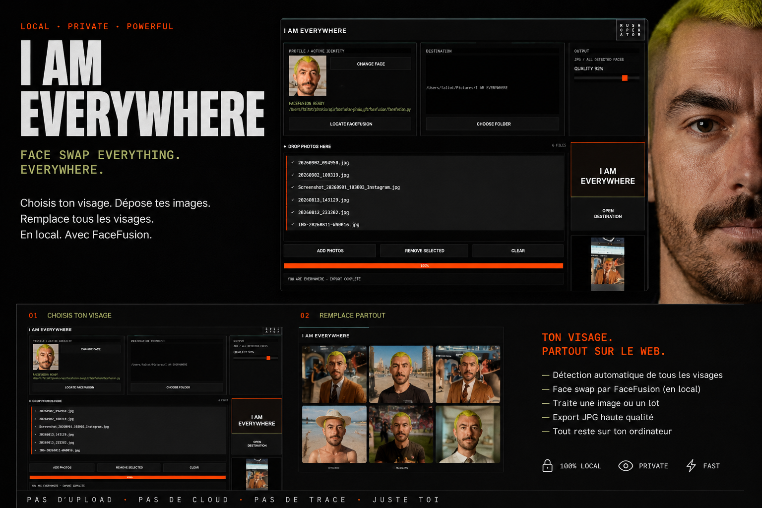 I AM EVERYWHERE Batch Mode