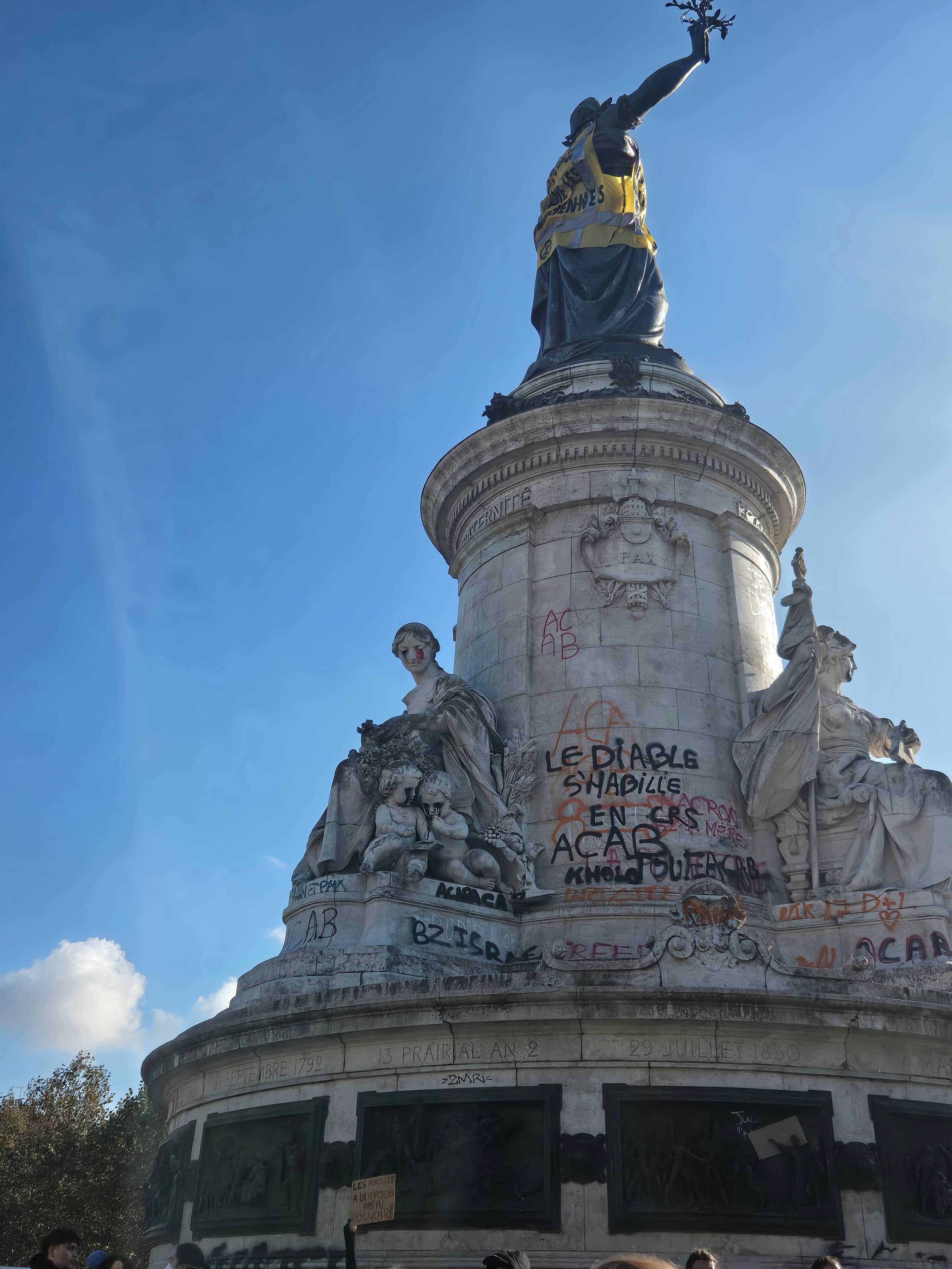 Mobilisation lycéenne, Paris, place de la République — photographie 6