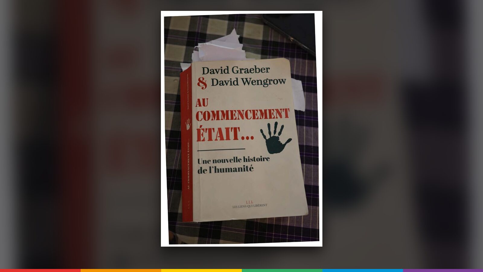 Couverture de « Au commencement était… », David Graeber & David Wengrow