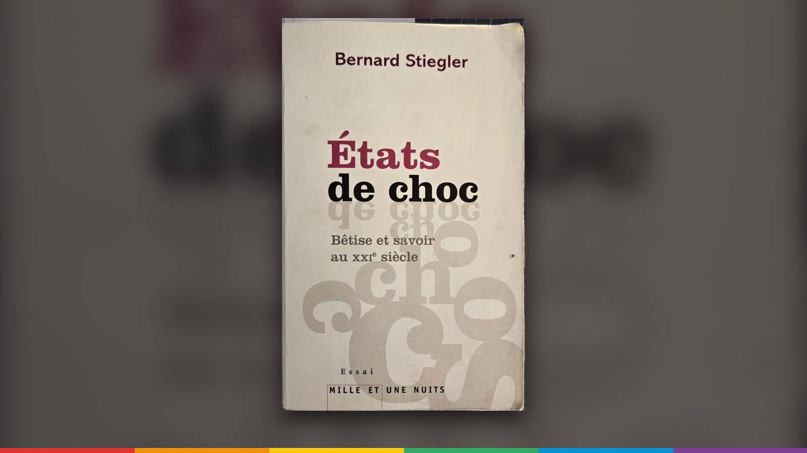 Couverture de « États de choc », Bernard Stiegler
