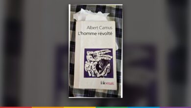 Couverture de « L'Homme révolté », Albert Camus