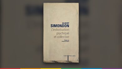 Couverture de « L'Individuation psychique et collective », Gilbert Simondon