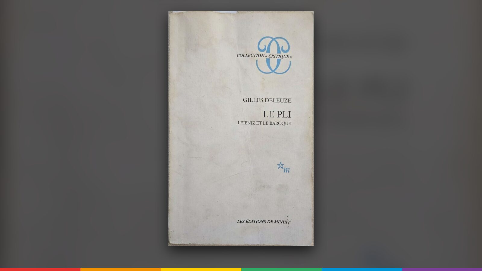 Couverture de « Le Pli », Gilles Deleuze