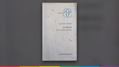 Couverture de « Marges de la philosophie », Jacques Derrida