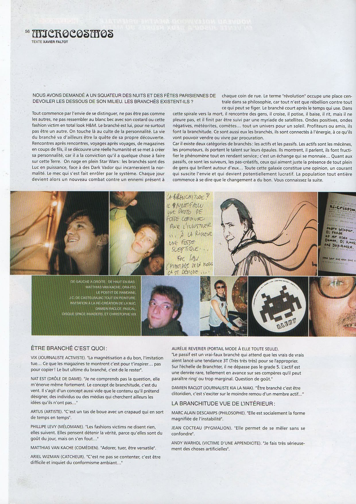 Les branchés existent-ils ? (1/2) — Microcosmos // WAD — scan